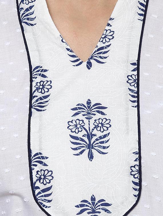 dobby straight kurta - 15936948 - Zoom Image - 4