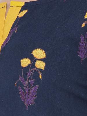 printed a-line kurta - 15936953 - Standard Image - 4