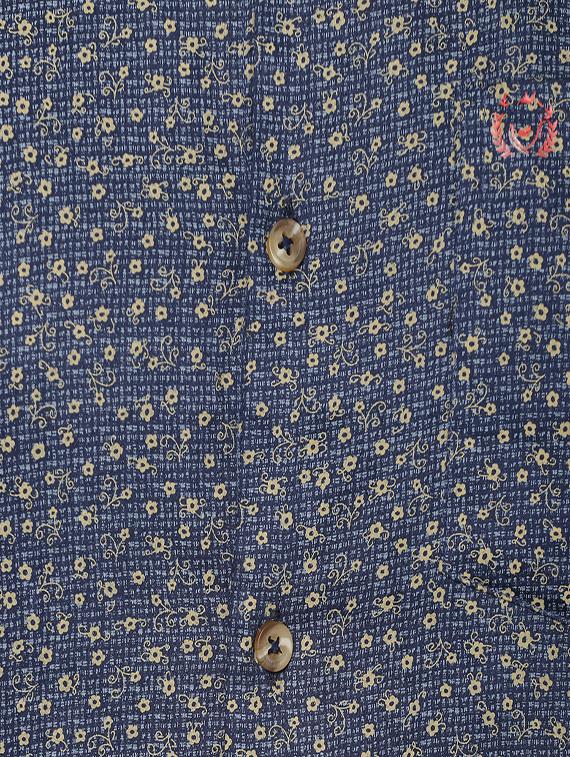 blue floral printed casual shirt - 15936980 - Zoom Image - 5
