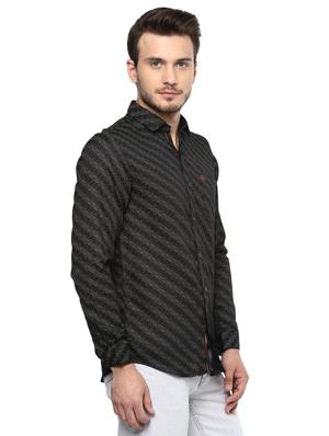 black printed casual shirt - 15937247 - Standard Image - 2