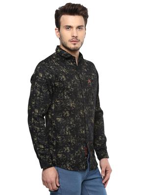 black printed casual shirt - 15937250 - Standard Image - 2