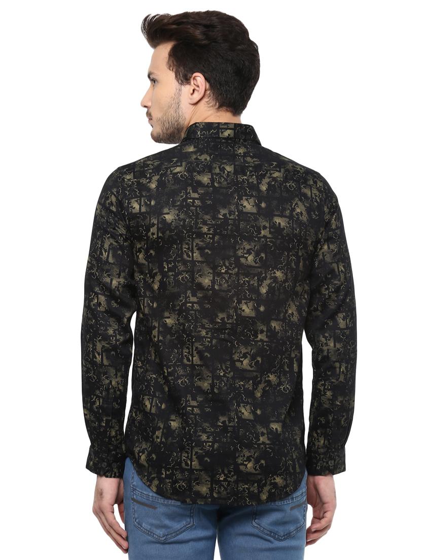 black printed casual shirt - 15937250 - Zoom Image - 3