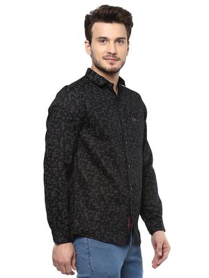 black printed casual shirt - 15937256 - Standard Image - 2