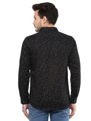 black printed casual shirt - 15937256 - Standard Image - 3