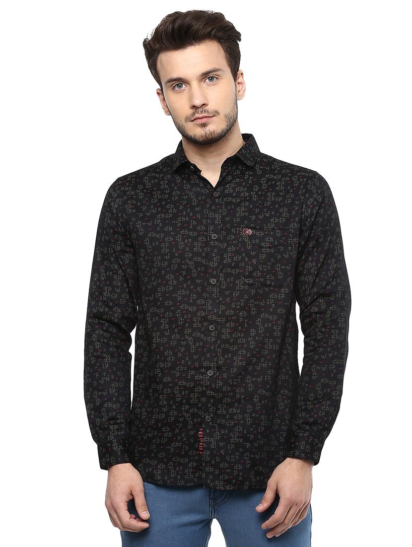 black printed casual shirt - 15937256 - Zoom Image - 1