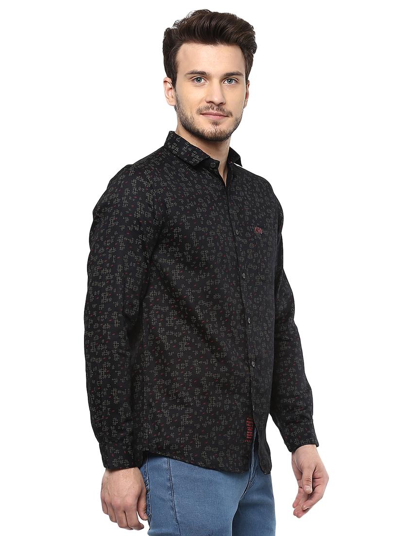 black printed casual shirt - 15937256 - Zoom Image - 2