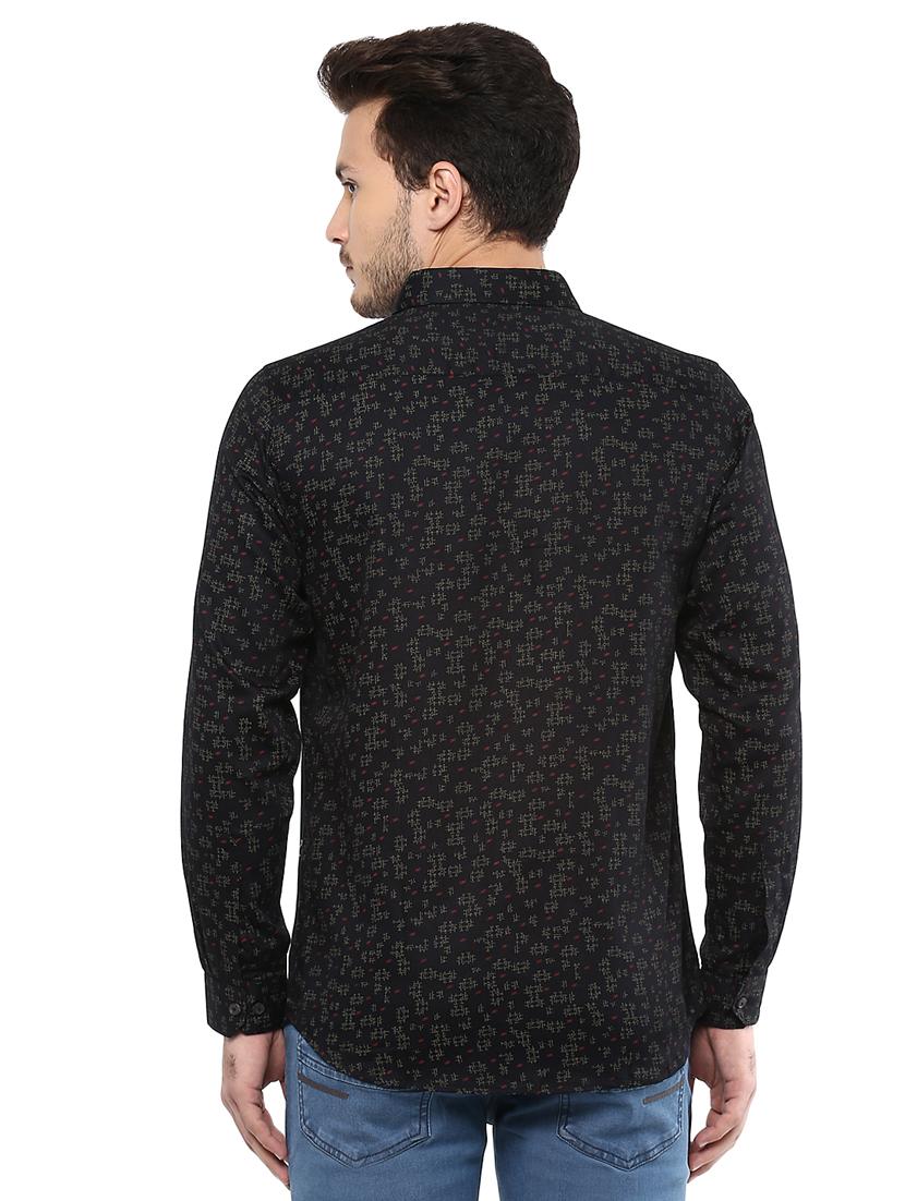 black printed casual shirt - 15937256 - Zoom Image - 3