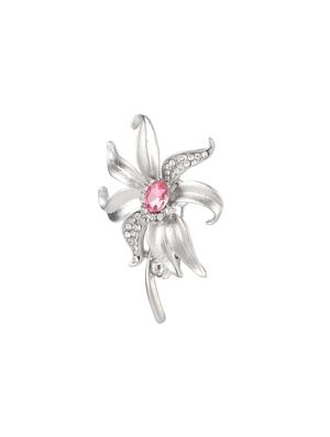 silver metal brooch - 15937986 - Standard Image - 3