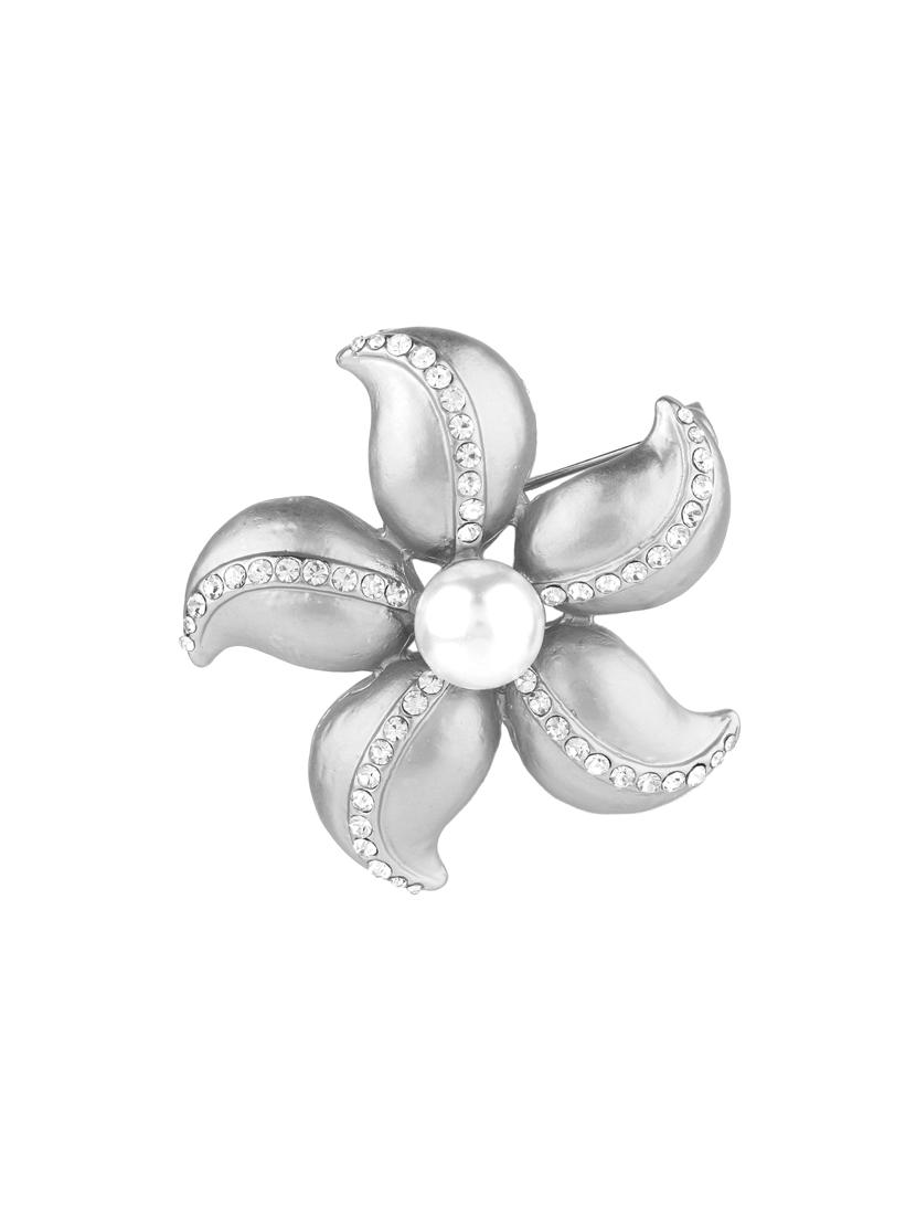 silver metal brooch - 15937988 - Zoom Image - 1
