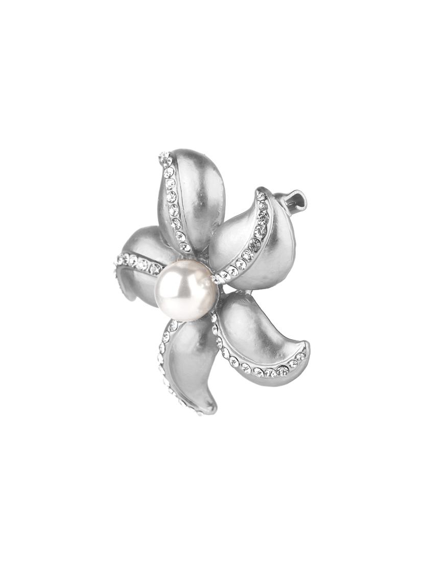 silver metal brooch - 15937988 - Zoom Image - 3
