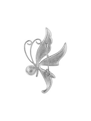 silver metal brooch - 15937990 - Standard Image - 2