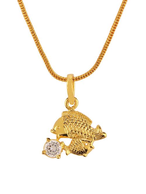 gold metal pendant - 15938032 - Standard Image - 1