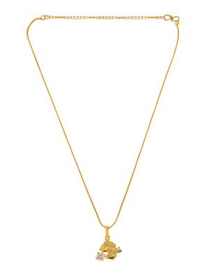 gold metal pendant - 15938032 - Standard Image - 2