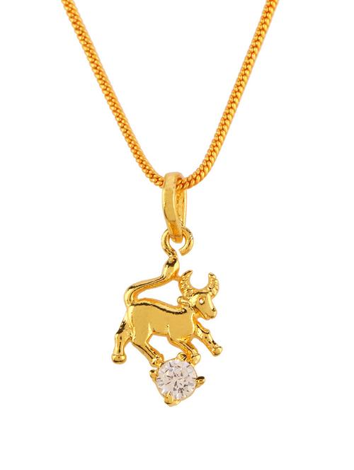 gold metal chain necklace - 15938042 - Standard Image - 1
