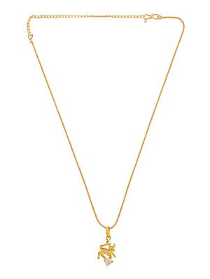 gold metal chain necklace - 15938042 - Standard Image - 2