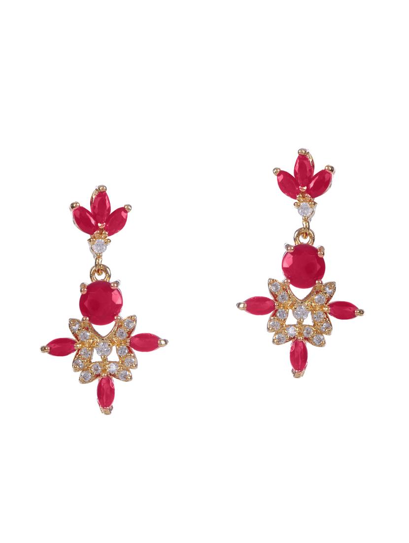 pink metal necklaces and earring - 15938043 - Zoom Image - 3