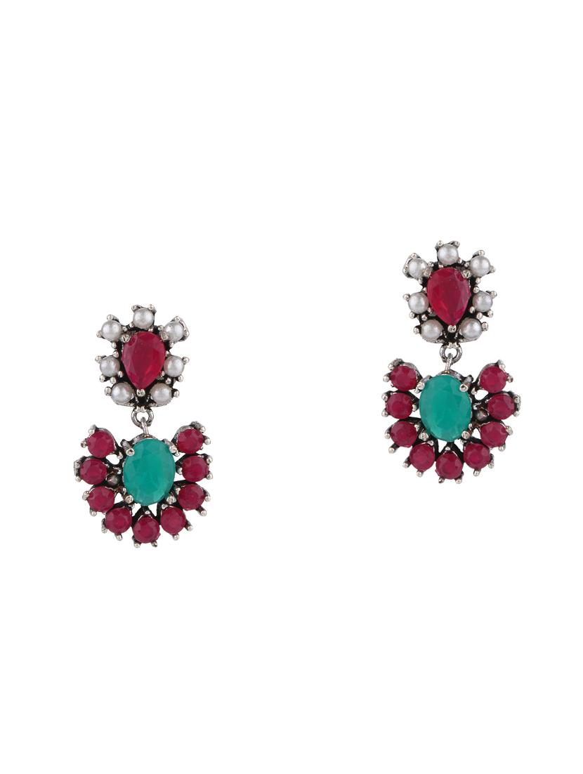 multi colored metal necklaces and earring - 15938045 - Zoom Image - 3