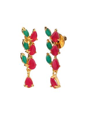 multi colored metal necklaces and earring - 15938050 - Standard Image - 4