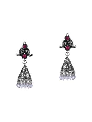 pink metal necklaces and earring - 15938052 - Standard Image - 3