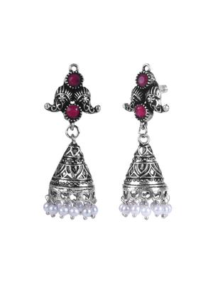 pink metal necklaces and earring - 15938052 - Standard Image - 4