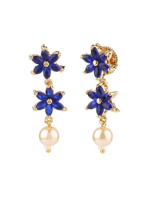 blue metal necklaces and earring - 15938058 - Standard Image - 4