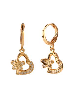 gold metal pendants and earring - 15938069 - Standard Image - 4