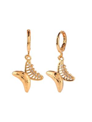 gold metal pendants and earring - 15938071 - Standard Image - 4