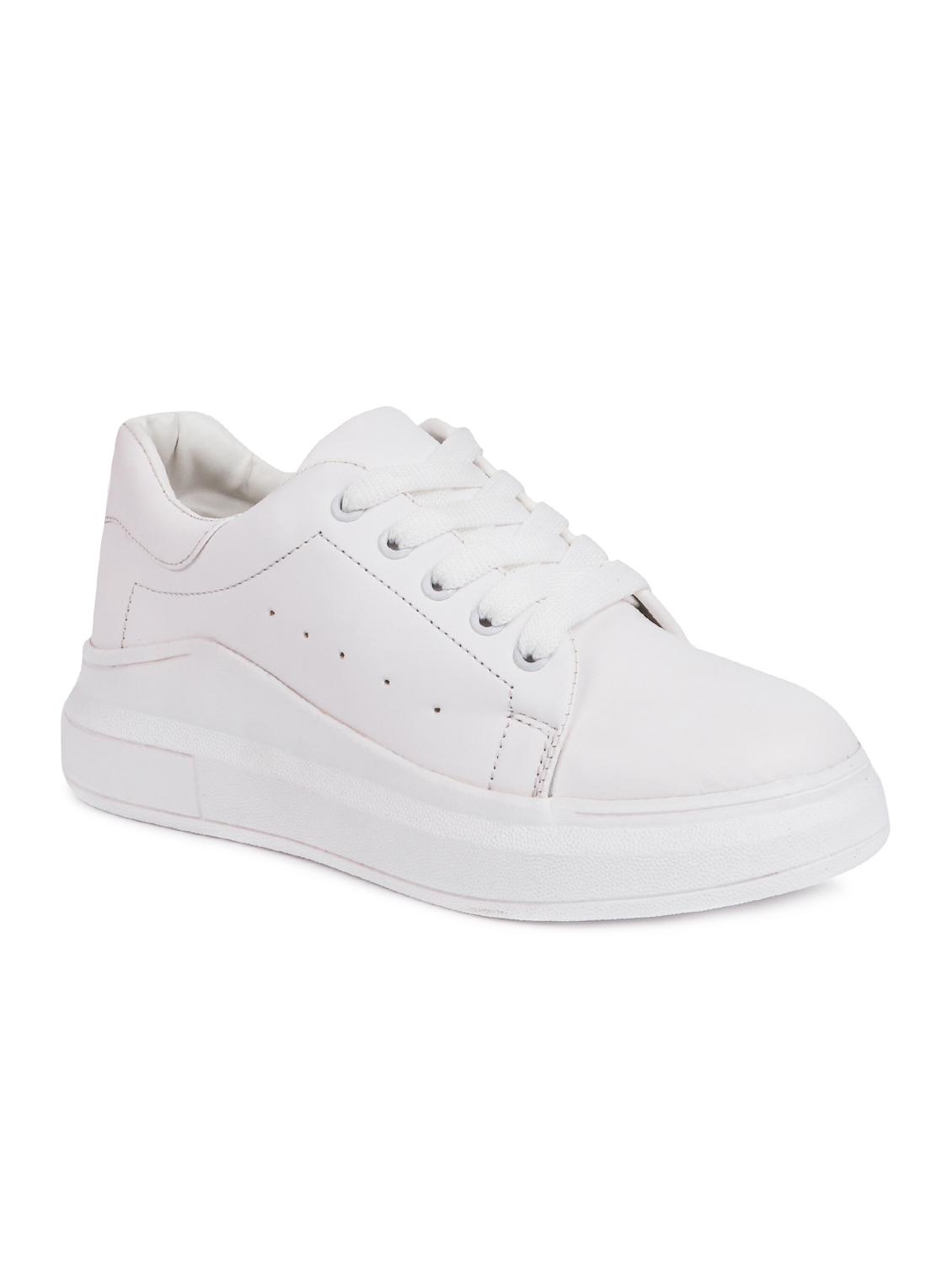 white lace-up sneakers - 15938141 - Zoom Image - 1