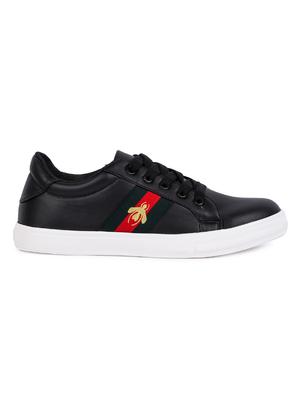 black lace-up sneakers - 15938144 - Standard Image - 2