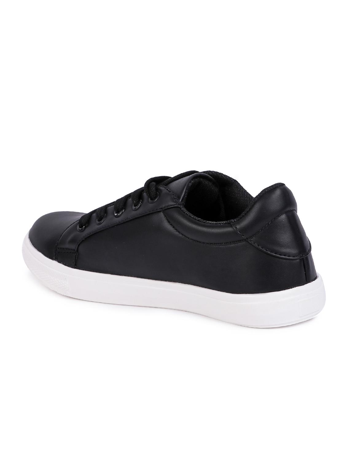black lace-up sneakers - 15938144 - Zoom Image - 3