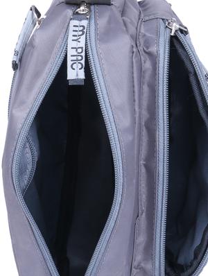 grey polyester regular sling bag - 15938153 - Standard Image - 3