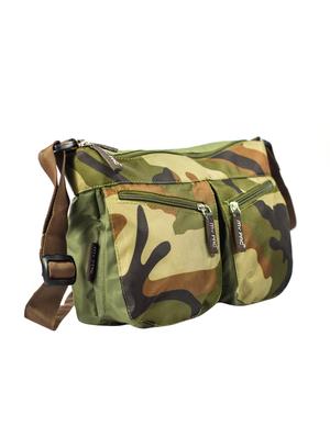 khaki polyester regular sling bag - 15938157 - Standard Image - 4