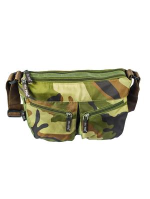 khaki polyester regular sling bag - 15938157 - Standard Image - 5