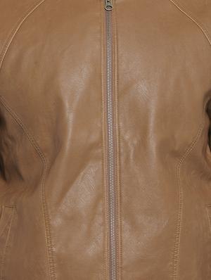 brown leather biker jacket - 15938438 - Standard Image - 5