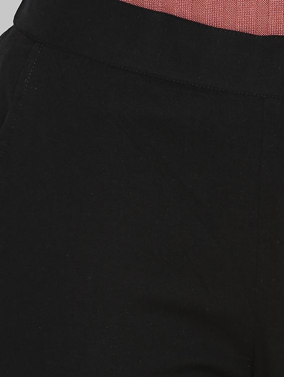 elasticated waist side slit trouser - 15938593 - Zoom Image - 5