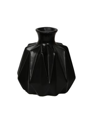 black groovy designer ceramic vase - 15938920 - Standard Image - 3