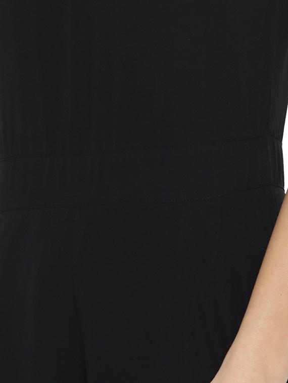 v-neck pleat detail jumpsuit - 15939095 - Zoom Image - 4