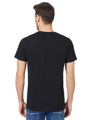 black solid t-shirt - 15939124 - Standard Image - 3
