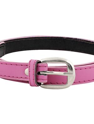pink leather belt - 15939126 - Standard Image - 2