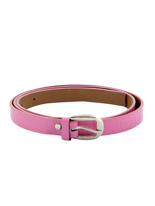 pink leather belt - 15939129 - Standard Image - 1