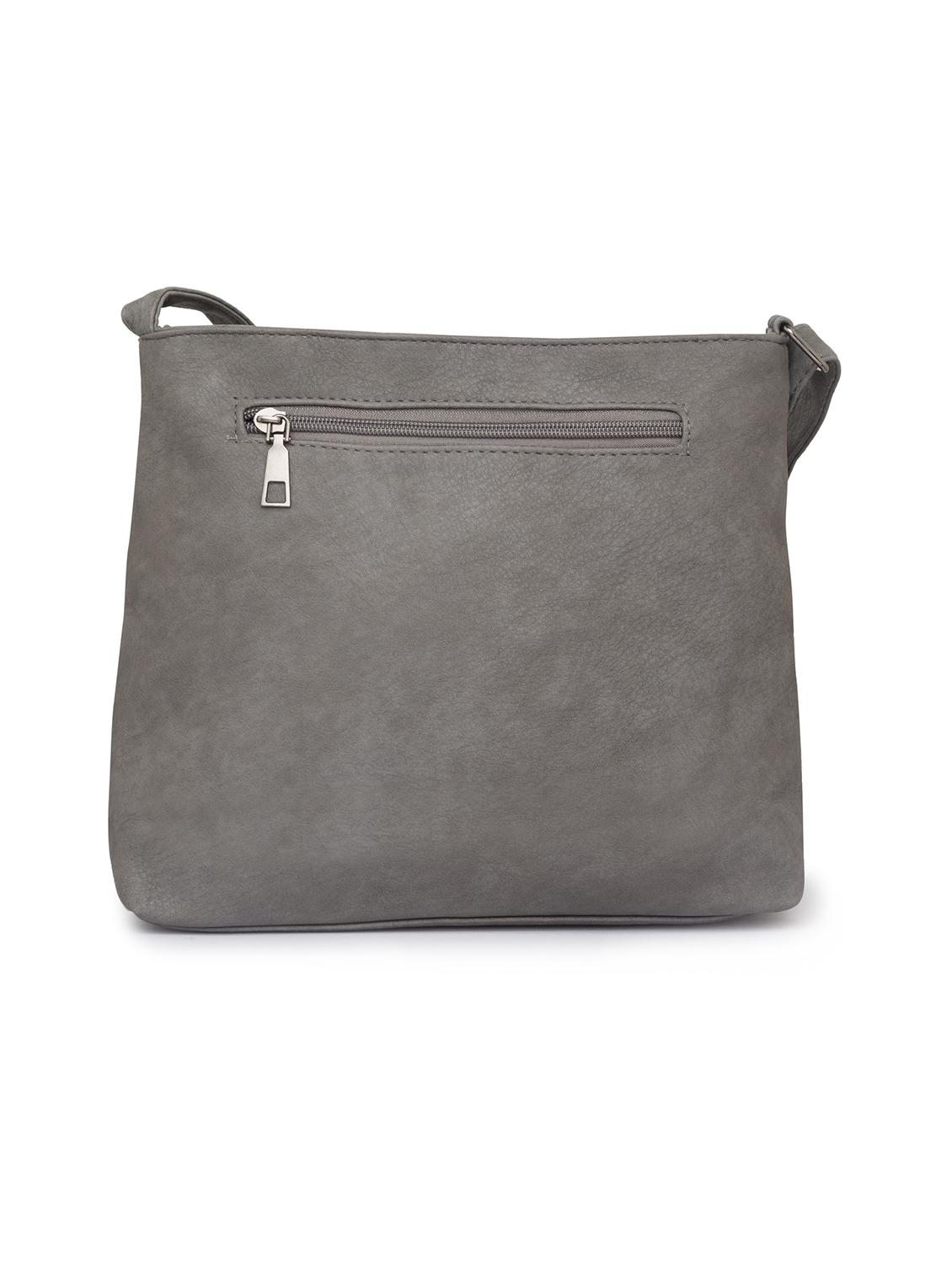 grey leatherette (pu) regular sling bag - 15939463 - Zoom Image - 2