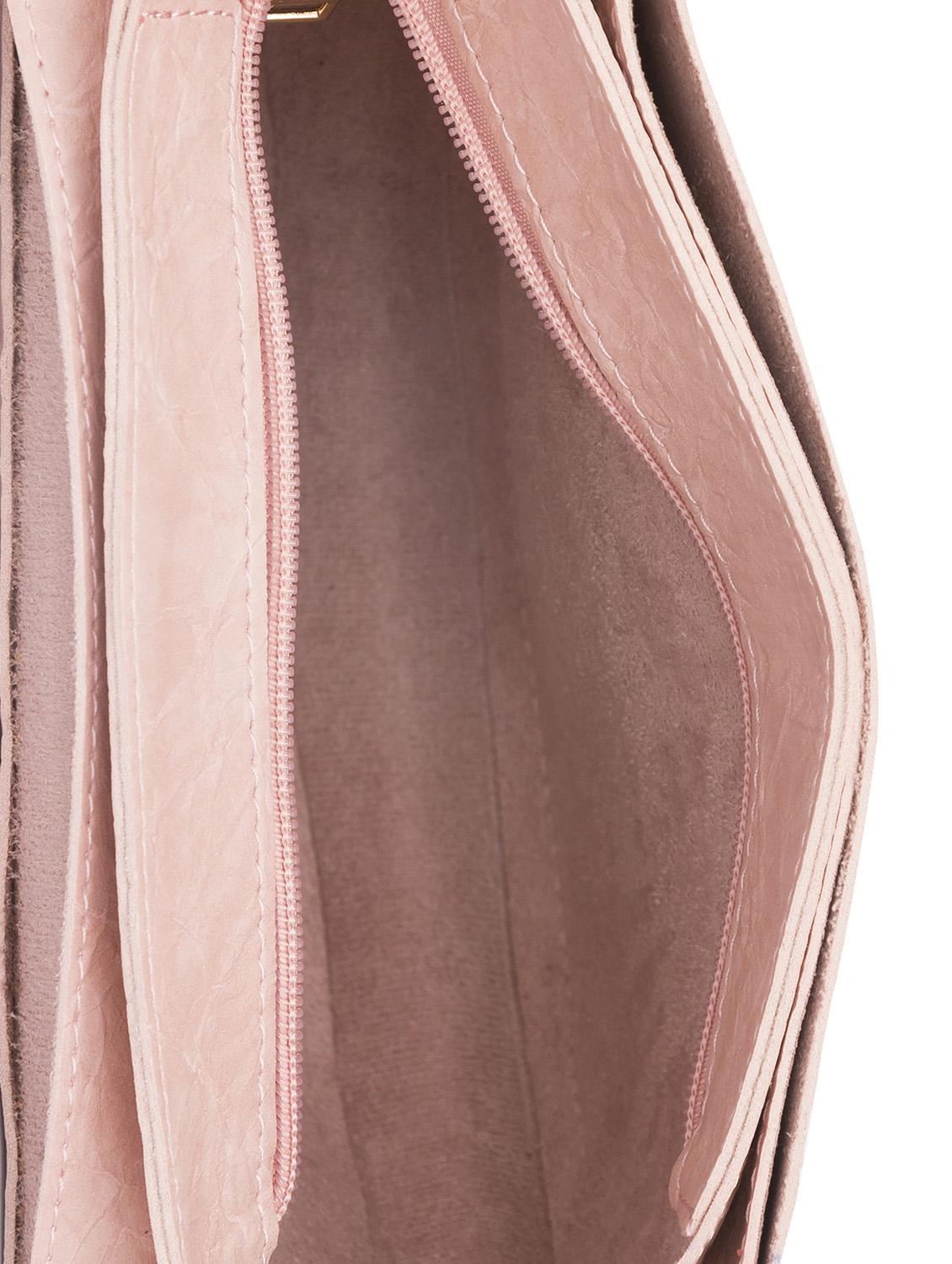 pink leatherette (pu) regular sling bag - 15939473 - Zoom Image - 3