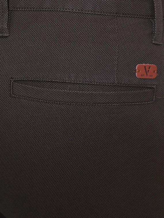 brown cotton blend chinos - 15940083 - Zoom Image - 4