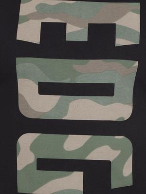 black typographic t-shirt - 15940278 - Standard Image - 4