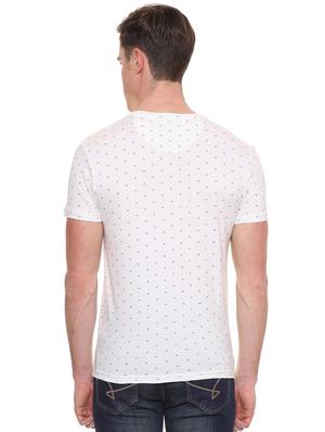 white printed t-shirt - 15940282 - Standard Image - 2