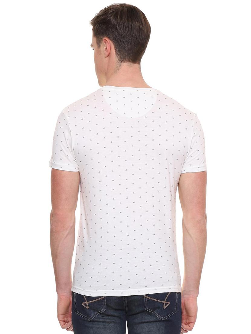 white printed t-shirt - 15940282 - Zoom Image - 2
