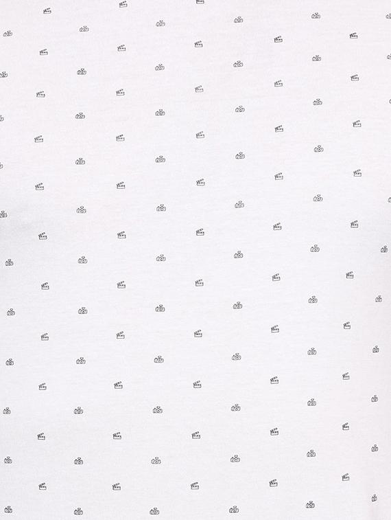 white printed t-shirt - 15940282 - Zoom Image - 4