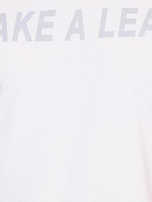 white typographic t-shirt - 15940343 - Standard Image - 4