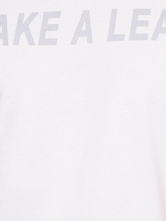 white typographic t-shirt - 15940343 - Zoom Image - 4