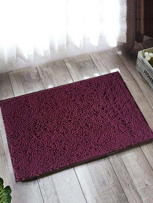 lushomes chenille amethyst thick and fluffy 2200 gsm bathmat - 15940578 - Standard Image - 1